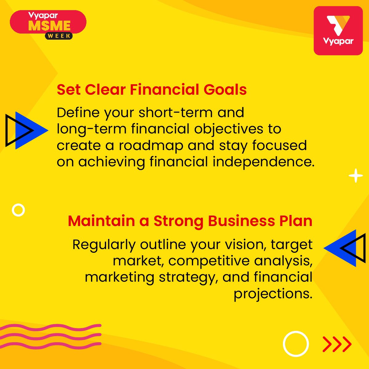 VyaparApp's tweet image. 🎉Kicking off MSME Week 2024 with Monday Motivation! Dive into expert tips for staying motivated as a busy small business owner. Visit our channel to watch and vote on MSME-related questions 
#supportmsme #supportlocal #shoplical#MSMEWeek #MondayMotivation #VyaparApp #celebration