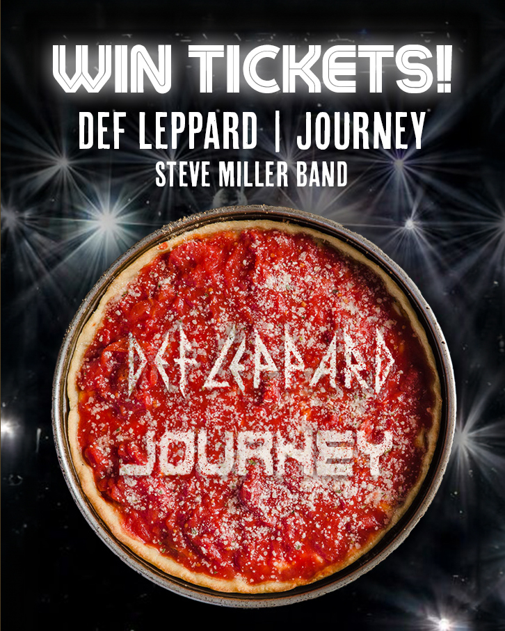 Win tix to <a href="/DefLeppard/">Def Leppard</a>, <a href="/JourneyOfficial/">JOURNEY</a> and <a href="/SMBofficial/">Steve Miller Band</a> at Wrigley Field on 7/15, plus $50 to Lou's! 5 winners will be selected. Giveaway closes on July 1st.  Click the link to enter ➡️ bit.ly/4cCRG21 

*Click the link for official rules.