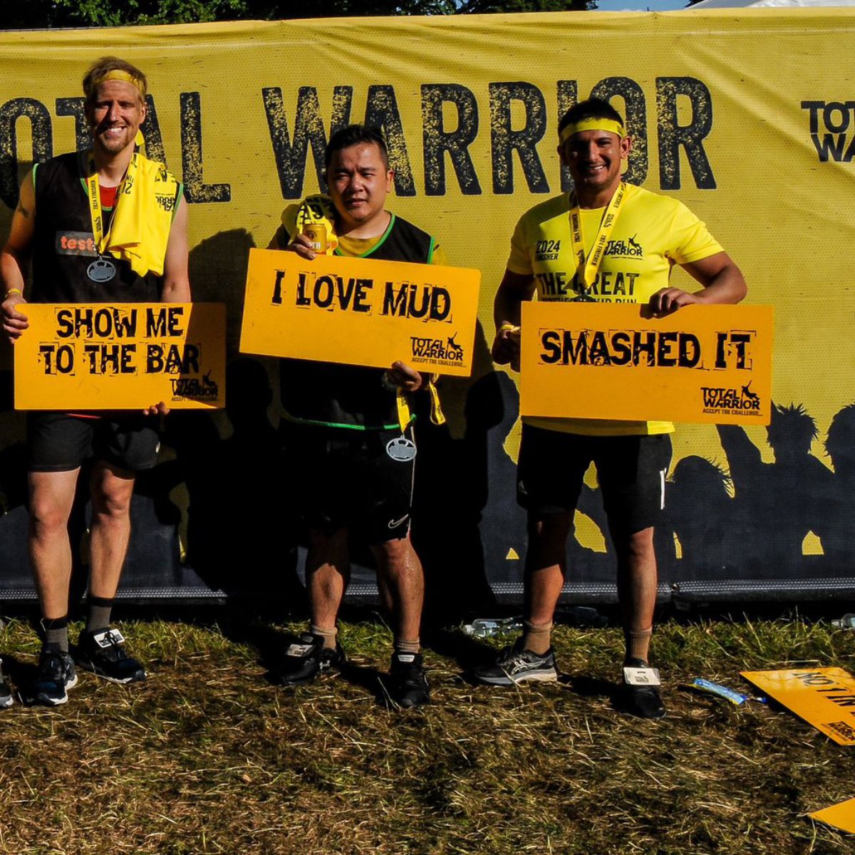 testmeter's tweet photo. Through mud & fire 🔥 we took on the @TotalWarriorUK challenge.
On 22/6/24, 6 #TestMeter Warriors completed a 12km run, across 26 obstacles for the #TotalWarrior Great Northern Mud Run.
Really proud of the team that took part, you all did great, especially in the heat. https://t.co/faHzYIKmAn