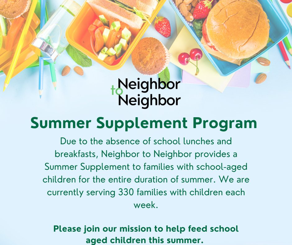 Our Summer Supplement online drive is open for ONE MORE WEEK! Please consider donating child focused snacks for families in need. Since school is out, school lunches/breakfasts are no longer available. amplify.ampyourgood.com/user/campaigns…