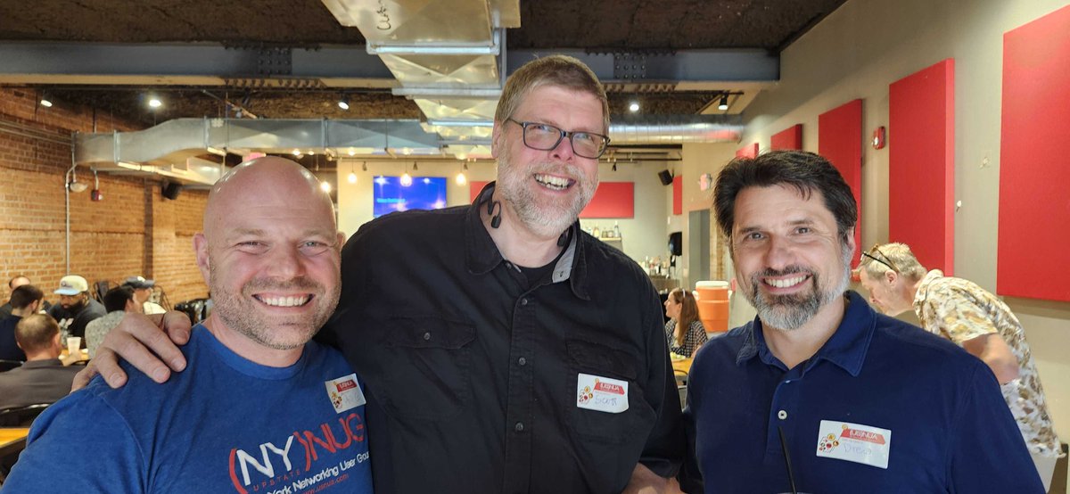 network_phil's tweet photo. Last week's (PA)NUG near Philly was great and a wonderful time to see some friends!

Thanks Dwight Mohry for hosting and great to see @scottrobohn @andylapteff @Drew_CM &amp; @RonWinward

@us_nua @kentikinc 

Check here for an event near you ---> https://t.co/5X5FgetreS https://t.co/LqqTVfQ7zt