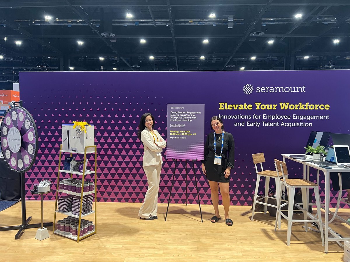 Seramount's tweet photo. #Seramount is at the #SHRM24 Annual Conference Today! ✨
👋 Stop by booth 1918 to meet our #talent experts.
🎤 Attend our session with Laura Sherbin, Ph.D. , Managing Director of Seramount, on transforming workplace culture through Employee Voice Sessions.
@SHRM
#SHRM2024 https://t.co/2UcdEqG1HB