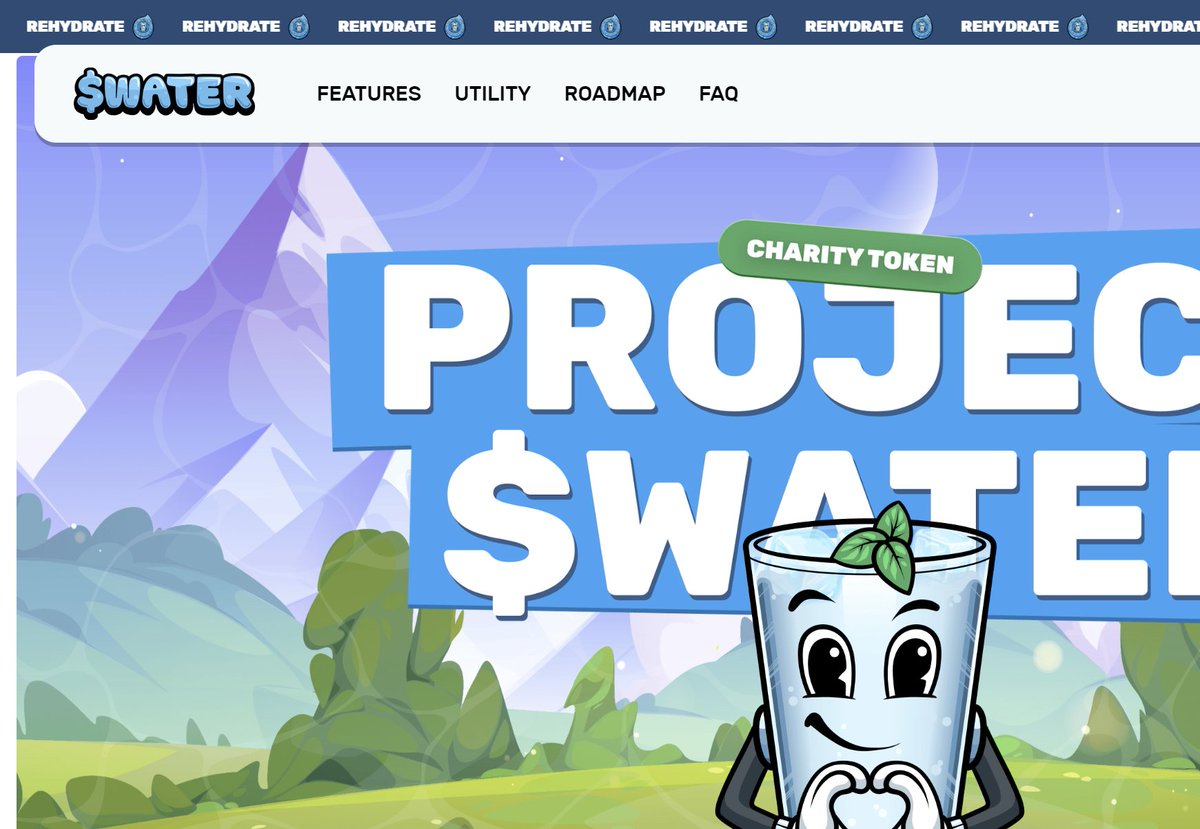 $WATER 水海外热度非常高！都是老外参与 
找不到家人的赶快加入中文区电报
链接：t.me/WaterChina

官方正在部署准备上线！

#meme #土狗 #btc #bnb #beer