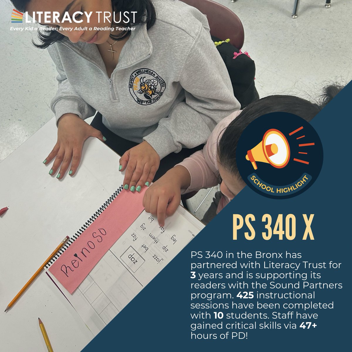 Literacy Trust (@literacytrustny) on Twitter photo #MondayShoutOut to PS 340 in the Bronx! They're doing a great job at supporting their developing readers. #LiteracyRocks #BronxSchools #NYCEducation #Reading <a href="/340Bronx/">PS 340 Bronx</a> #MondayShoutOut to PS 340 in the Bronx! They're doing a great job at supporting their developing readers. #LiteracyRocks #BronxSchools #NYCEducation #Reading <a href="/340Bronx/">PS 340 Bronx</a>