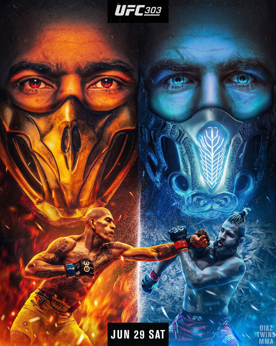 Choose your fighter:

Pereira 🔥 ⚔️ Prochazka ❄️

#UFC303