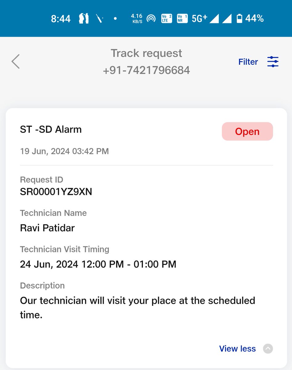 alex__coder's tweet photo. @JioCare Still waiting for an engineer to visit the premises and solve my problem.

@JioCare @jio_fiber #jio https://t.co/EZ2f8bmyMc
