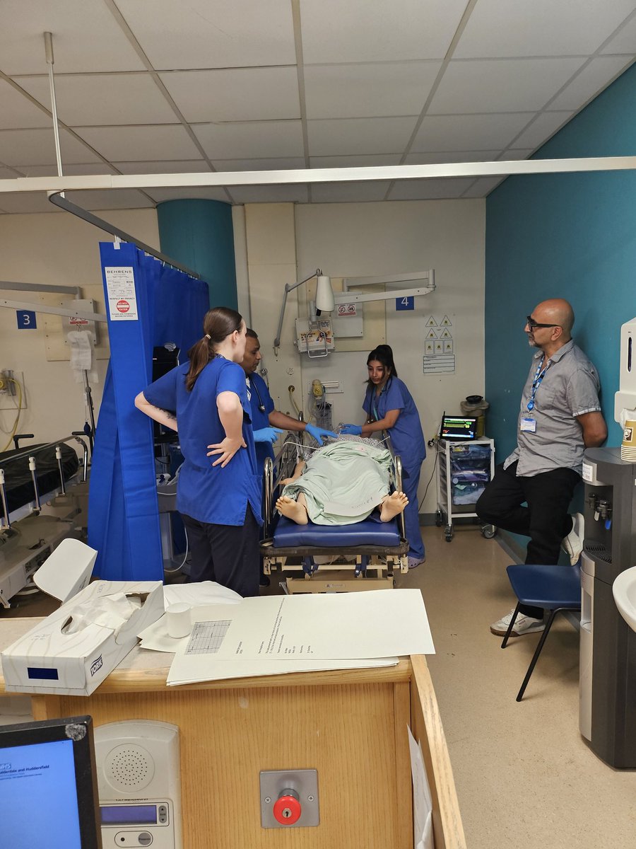cazandal's tweet photo. A couple of fab sim sessions run in ED CRH this morning, a first for some of our colleagues and they loved it! Everyone was fantastic! #SimulationRocks #SimTechsRock #FabEDStaff @AdrisRazaq @ChftmedicalE @ChftEd @CHFTNHS https://t.co/Il9gNbUhR5