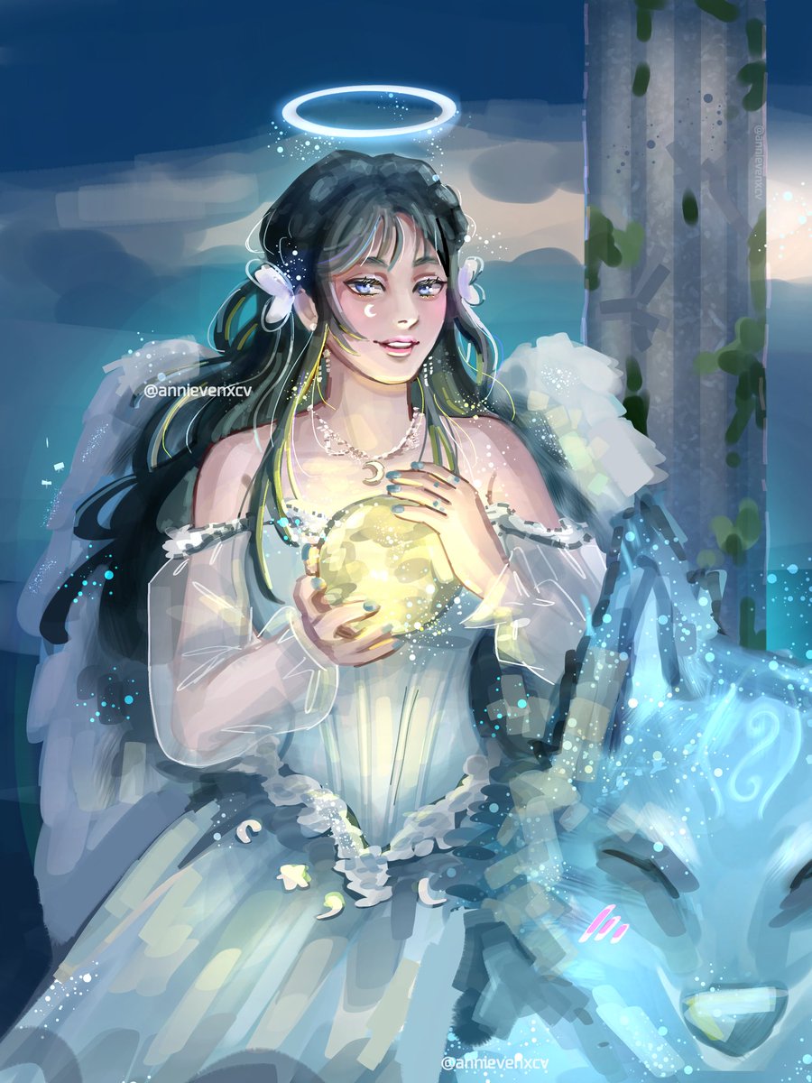 My submission for <a href="/Lyriehney/">lyes ☆</a>'s art contest. 🌙

 (Deleted my last tweet to fix something)
#LyriehneArtContest