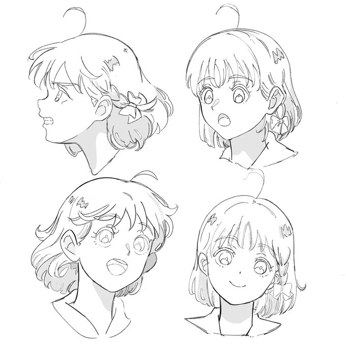 顔の立体感を出すこととウテナにハマってたことが分かる絵柄