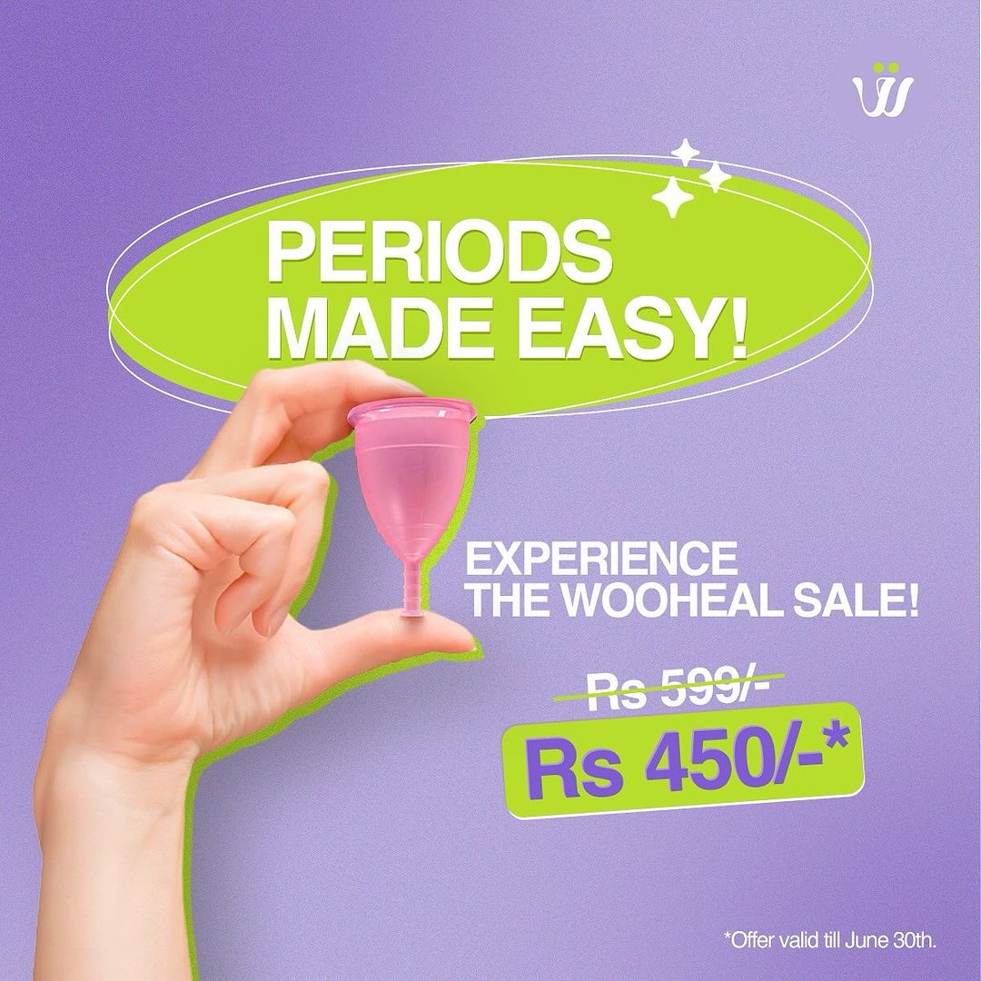 wooheal's tweet photo. Say goodbye to disposable products and hello to comfort and savings!

Get your menstrual cup today at a special sale price and make the switch to a healthier, eco-friendly period.

Offer valid only till June 30. 
#SustainablePeriods #MenstrualCupSale https://t.co/30w4N2mabH