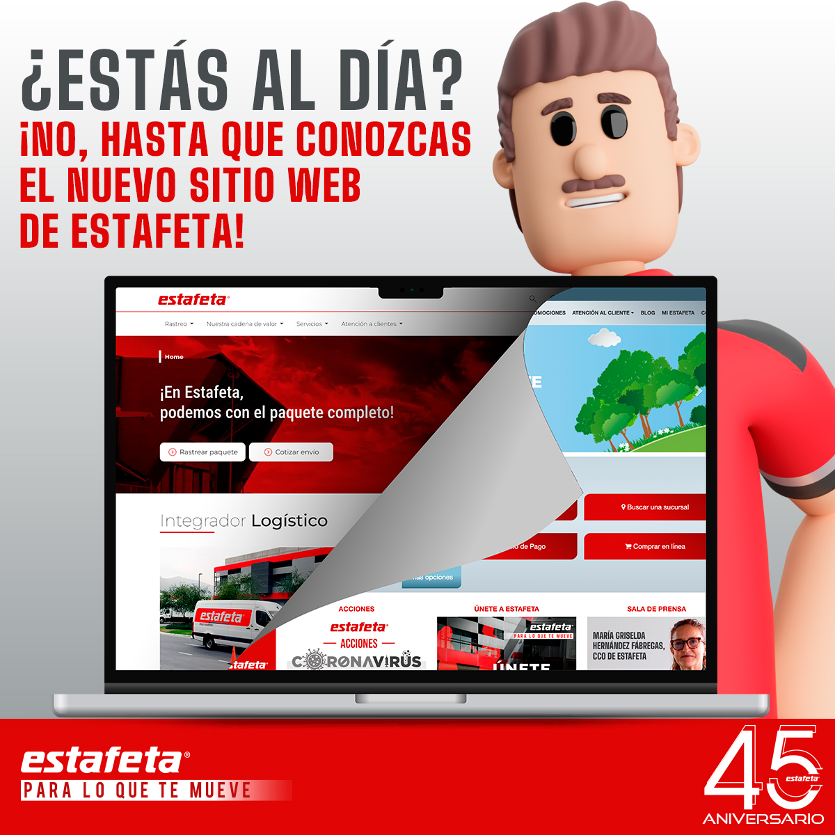 estafeta's tweet photo. Hemos renovado nuestro sitio para ofrecerte una mejor experiencia. Más intuitivo, responsivo y con tus búsquedas favoritas: rastreo, cotización y búsqueda de sucursales. Explora más en https://t.co/oAPDbvylXS https://t.co/neerj2qdjK