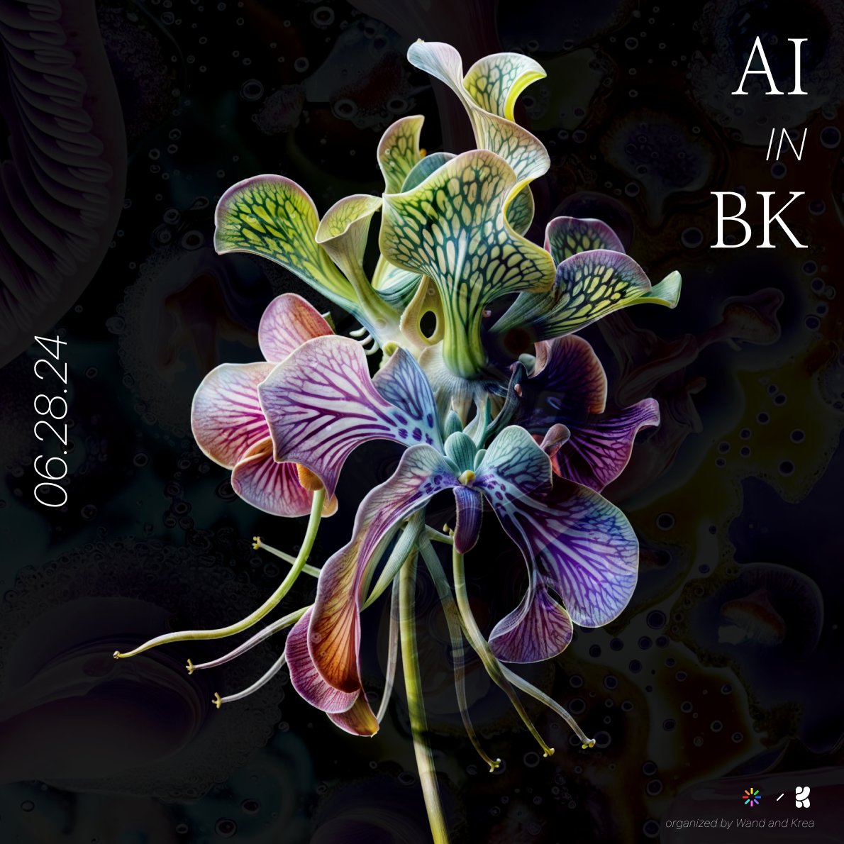 krea_ai's tweet image. AI in BK is happening this Friday.

we'll have art installations, interactive demos, paintings, prints, drinks, and DJ sets.

rsvp below!