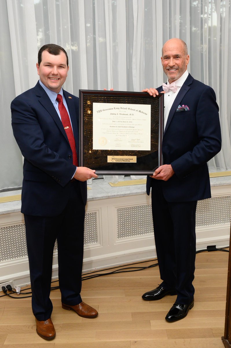 Congratulations to our Chief Resident, Dr. Phil Westbrook!  Wishing you success @loyolachicago and all your future endeavors!  A wonderful evening was had by all celebrating at our inaugural graduation dinner! #AUA #NYUGLISOM #residentgraduation