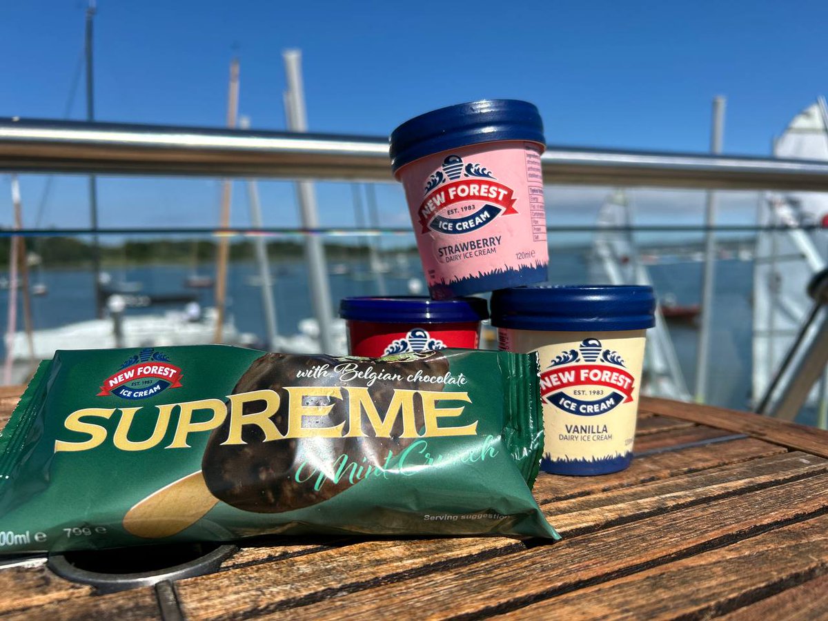 There’s no better way to beat the summer heat 🌞 than with a scoop of your favorite @newforesticecream 🍦, grab yours now from the first floor! £3 a tub / £2 an ice lolly