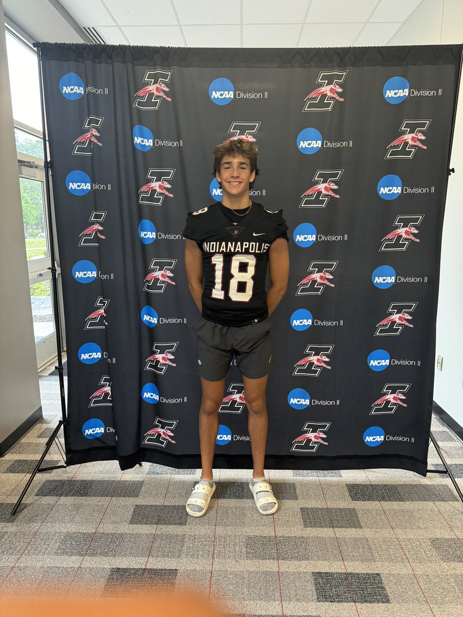 Had a great visit at <a href="/UIndyFB/">UIndy Football</a> yesterday. Thank you at <a href="/FBCoachEngle/">Michael Engle</a> for the invite <a href="/HSEFootball/">HSE Royal Football</a> <a href="/CoachMillz_/">Millz2BeMade Training</a> <a href="/RecruitVids/">Recruit Productions</a>