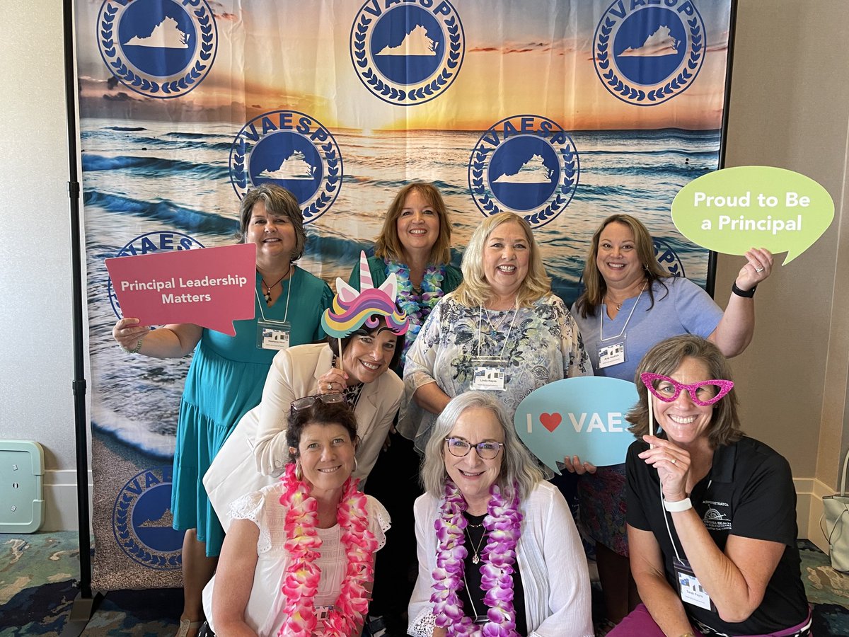Virginia Beach Administrators learning at the VAESP annual conference