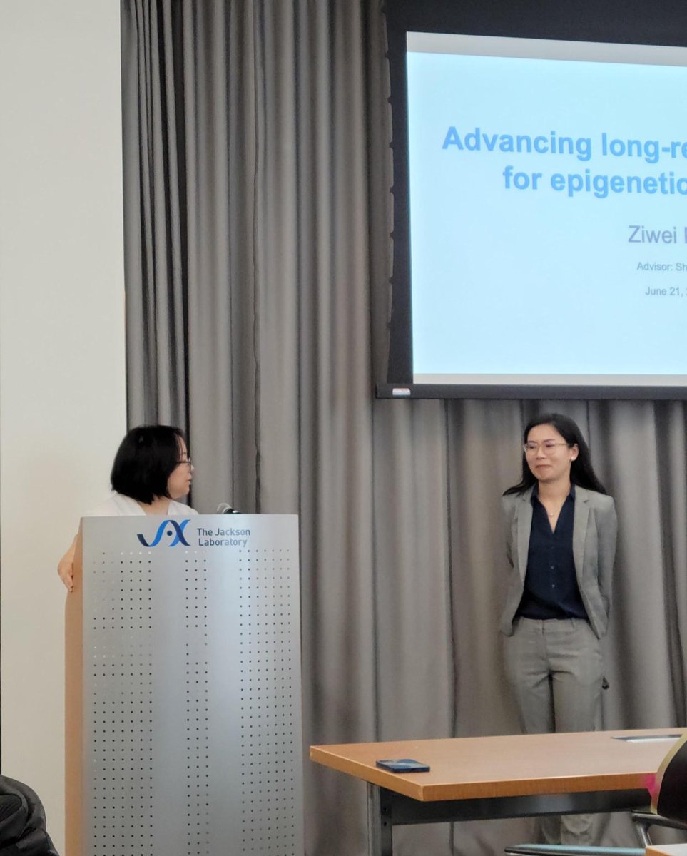 JAX_Education's tweet photo. Introducing Dr. Ziwei Pan!
🎉 Congratulations to @jacksonlab/@uconnhealth Biomedical Science Ph.D. candidate Ziwei Pan for successfully defending her dissertation!
@shengli_jax #JAXTrainee https://t.co/JJOtPelPIK