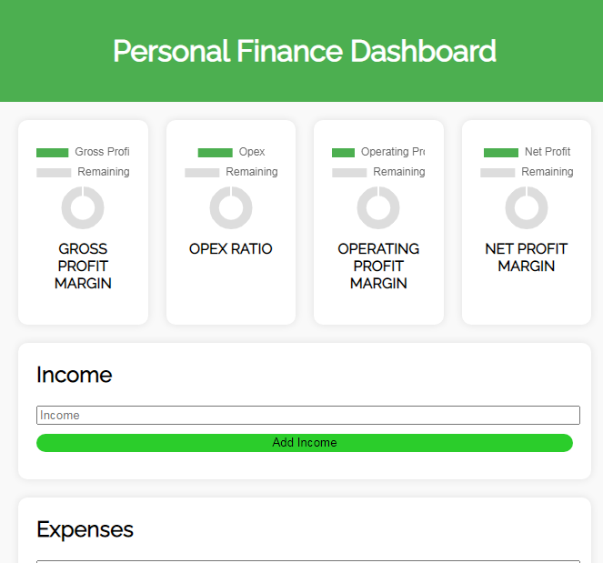kaushikharsh244's tweet photo. Personal Finance Dashboard! 📷 Easily manage your income and expenses, and visualize your financial health with interactive
 https://t.co/S8HIDcW61s
#finance #webdevelopment https://t.co/DmpAo6tHU3