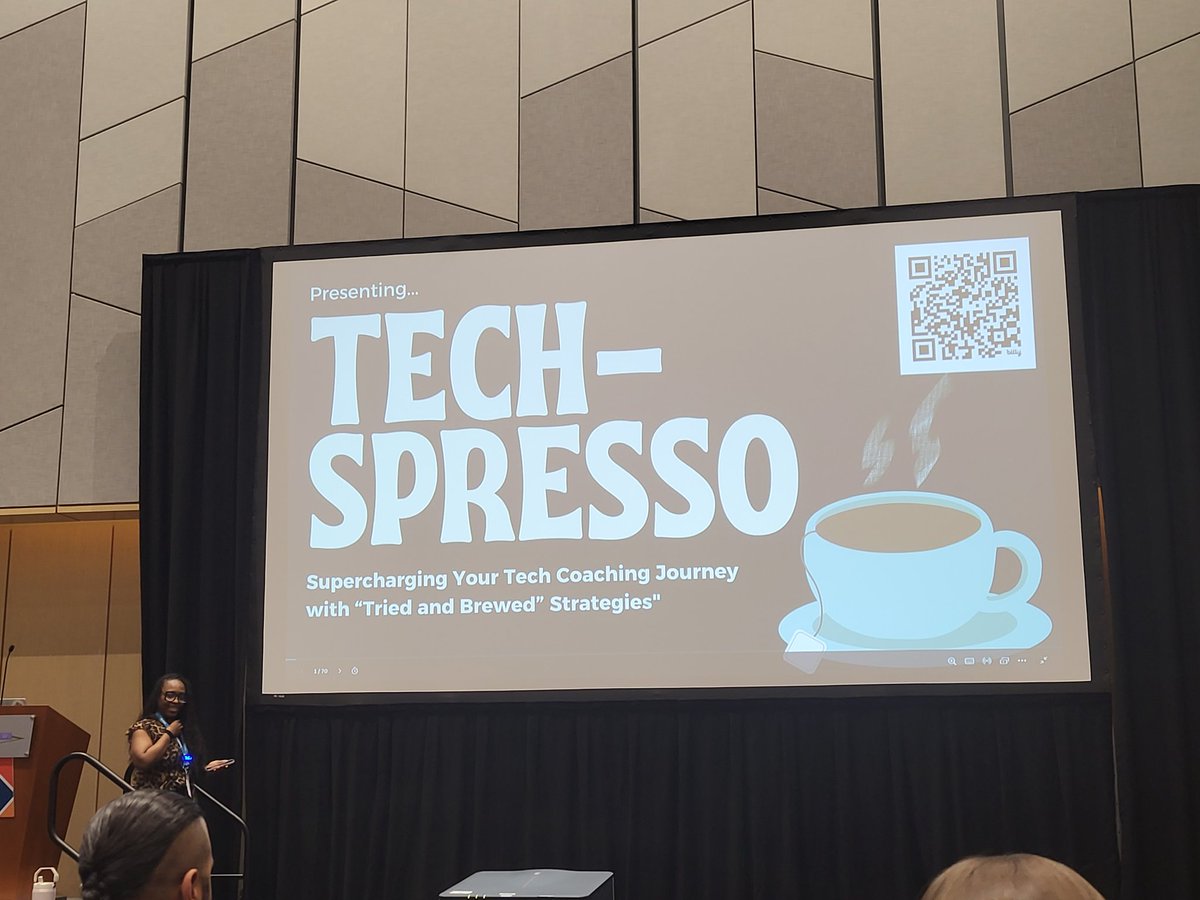 Starting off #ISTELive24 with some Tech-spresso coaching tips! @inspiredbycoach was dropping knowledge this morning! 🔥