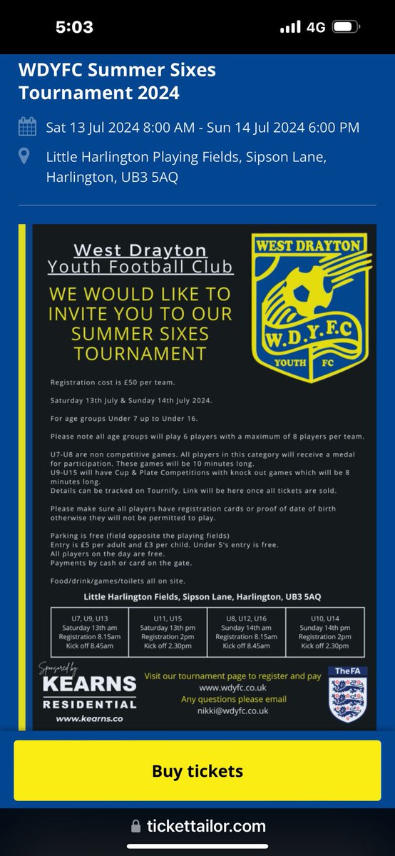 West Drayton Yth F.C tweet media