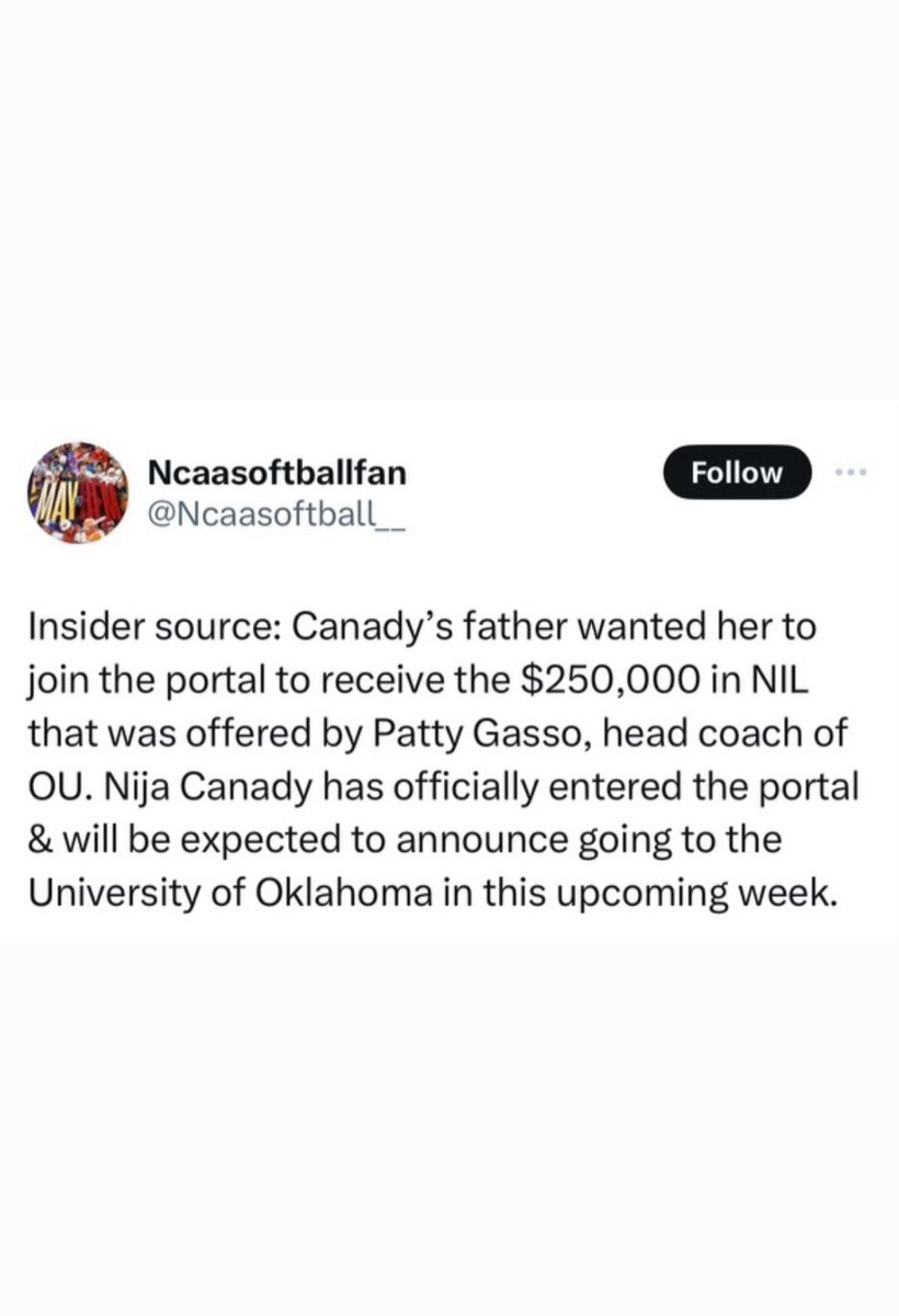 calijmz's tweet photo. @SoonerJedi @SoonerMom365 @FreeHunterB @GassoPatty @OU_Softball https://t.co/LtDolJGZSM