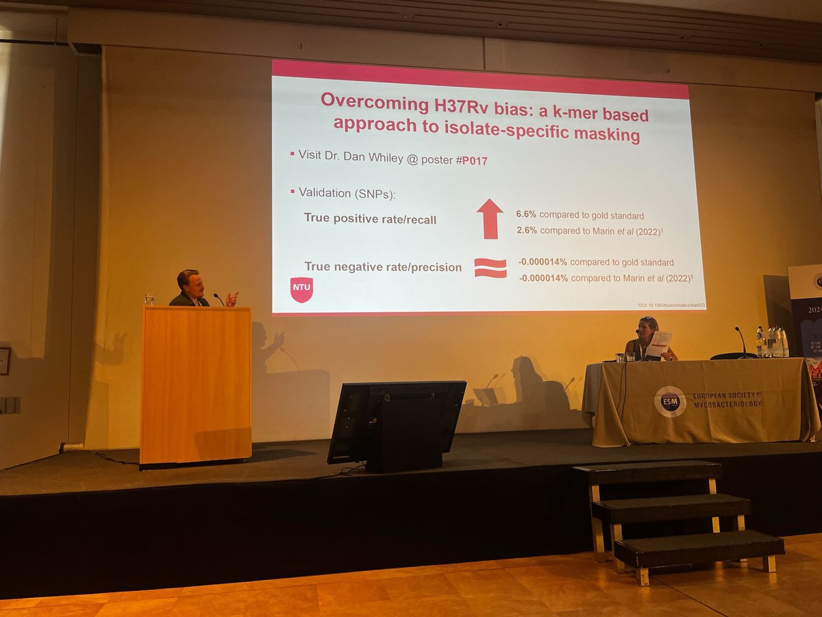 If you are at <a href="/EsMyco/">European Society of Mycobacteriology</a> #ESM24 and want to know what we (<a href="/con_meehan/">Conor Meehan</a> <a href="/blackpassiflora/">Maria Rosa Domingo Sananes</a> <a href="/AROM_NTU/">NTU Antimicrobial Resistance, Omics and Microbiota</a>) have been up to regarding lineage specific genome masking, then please visit me at P017.