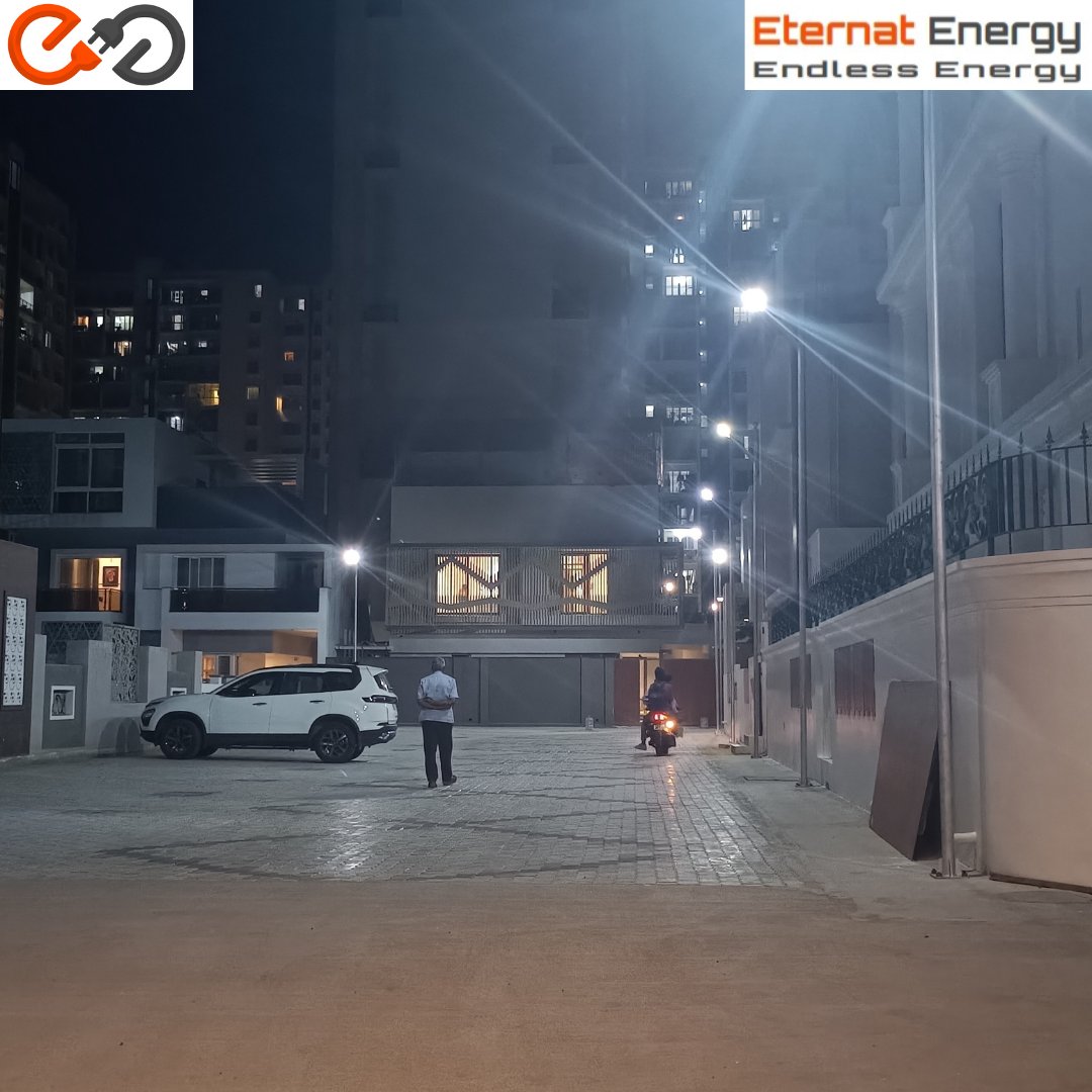 EnergyEternat's tweet image. 30 Watts LED Street Light System installed at TVH - Vista Heights, TVH India #Coimbatore.

For your order, please contact:
Phone: +91 88072 23326,83000 76092
Mail: sales@eternatenergy.com
Website: eternatenergy.com

#EternatEnergy,#ledstreetlight,#solarstreetlight,#solar
