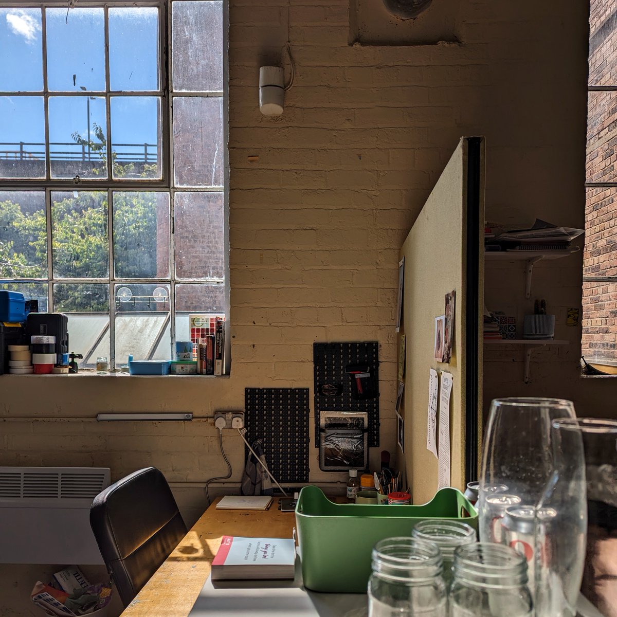 We have a couple spaces in our share studio that will be available this month. We have 3 desk spaces that range from £110 - £125pcm. Get in touch for details or to arrange a viewing.

#studio #community #Glasgow #creative #artist #designer #maker