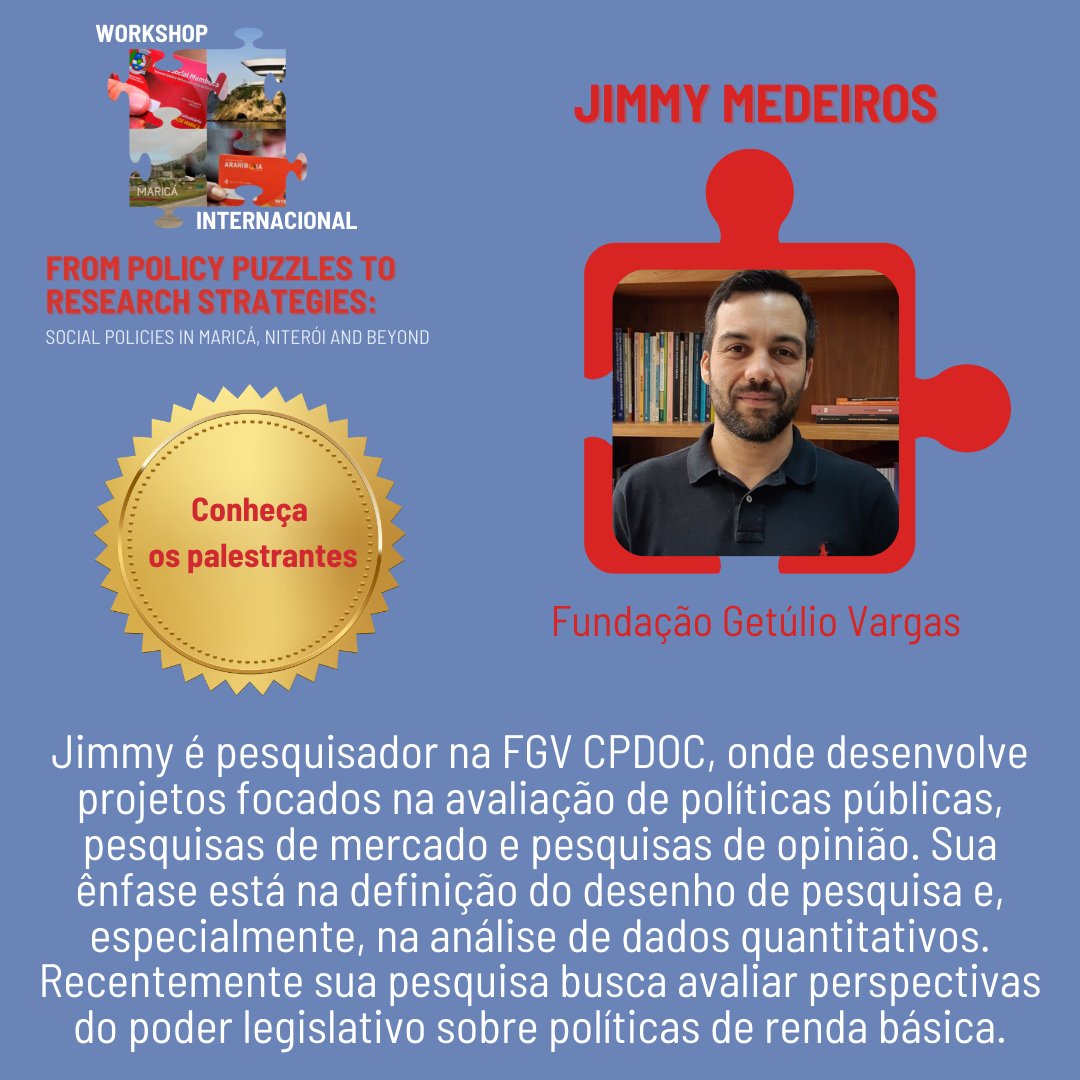 CEDE_grupo's tweet photo. Prosseguindo com a apresentação dos nossos palestrantes e debatores do Workshop Internacional que acontecerá na @uff_br 

Hoje apresentamos Maicon Carlos, Jimmy Medeiros e Fabio Waltenberg. 

⏰ Faltam 3 dias para o evento, reserve seu lugar: https://t.co/Q0a3bgdAFG

#economiarj https://t.co/n7Y5cdixfM
