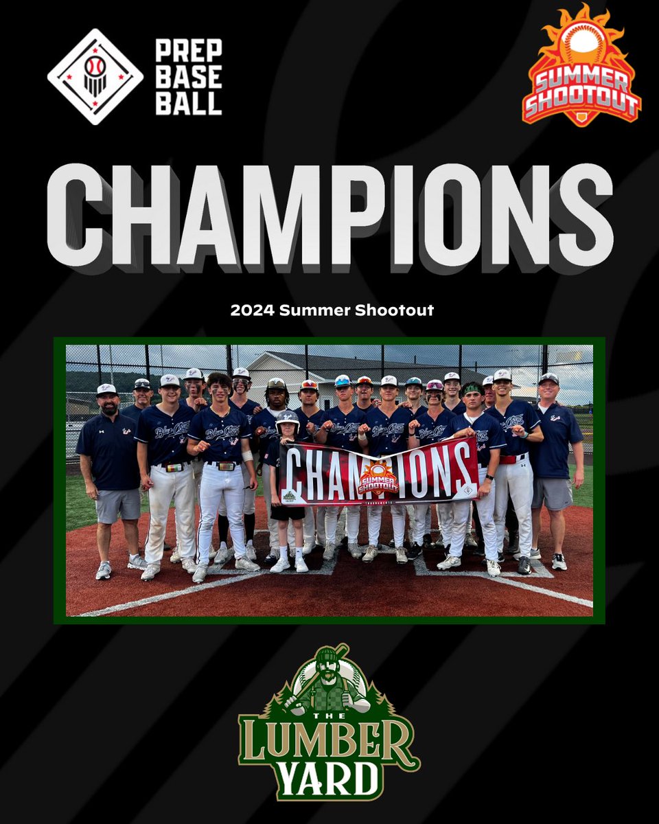 The Lumber Yard (@lumberyardny) on Twitter photo Congratulations to our 17U Summer Shootout champions, <a href="/MdBlueChips/">2024/2025 Maryland Blue Chips Baseball</a> ๐
<a href="/PrepBaseballNY/">Prep Baseball New York</a> | <a href="/PBRTournaments/">Prep Baseball Tournaments</a> Congratulations to our 17U Summer Shootout champions, <a href="/MdBlueChips/">2024/2025 Maryland Blue Chips Baseball</a> ๐
<a href="/PrepBaseballNY/">Prep Baseball New York</a> | <a href="/PBRTournaments/">Prep Baseball Tournaments</a>