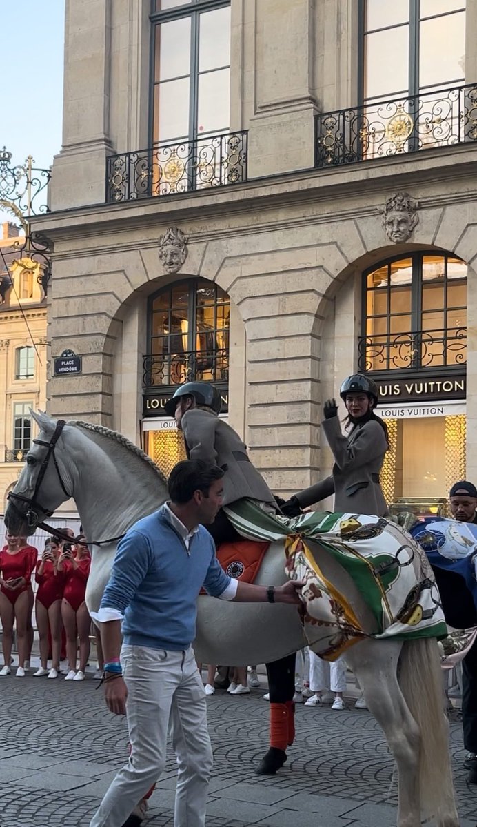 Gigi Hadid backstage at the Vogue World global fashion event in Paris, France.