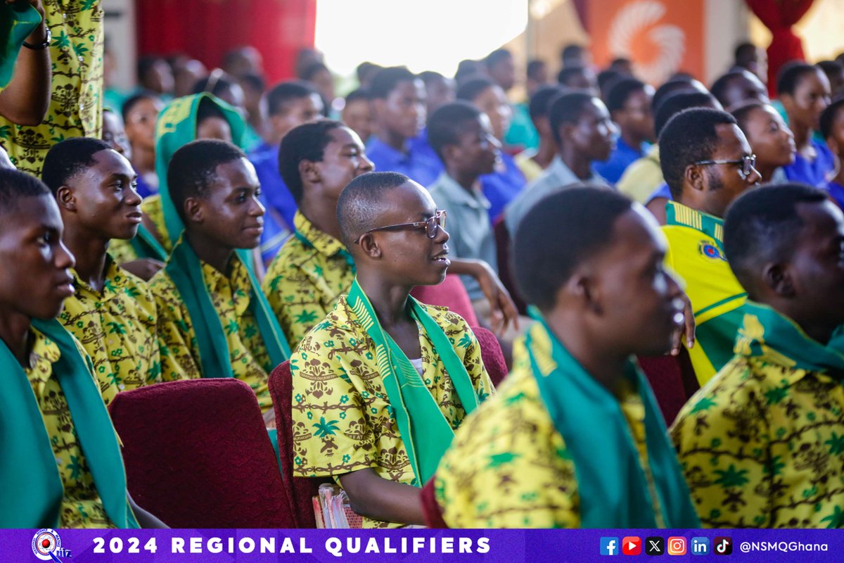 NSMQGhana's tweet photo. CENTRAL

End of Round 1

Apam SHS: 20pts
Assin Manso SHS: 18pts
Senya SHS: 18pts
Enyan Maim SHS: 18pts
Methodist SHS: 16pts

#NSMQRegionals #NSMQ2024 #Primetime https://t.co/tytJ7BPIYS
