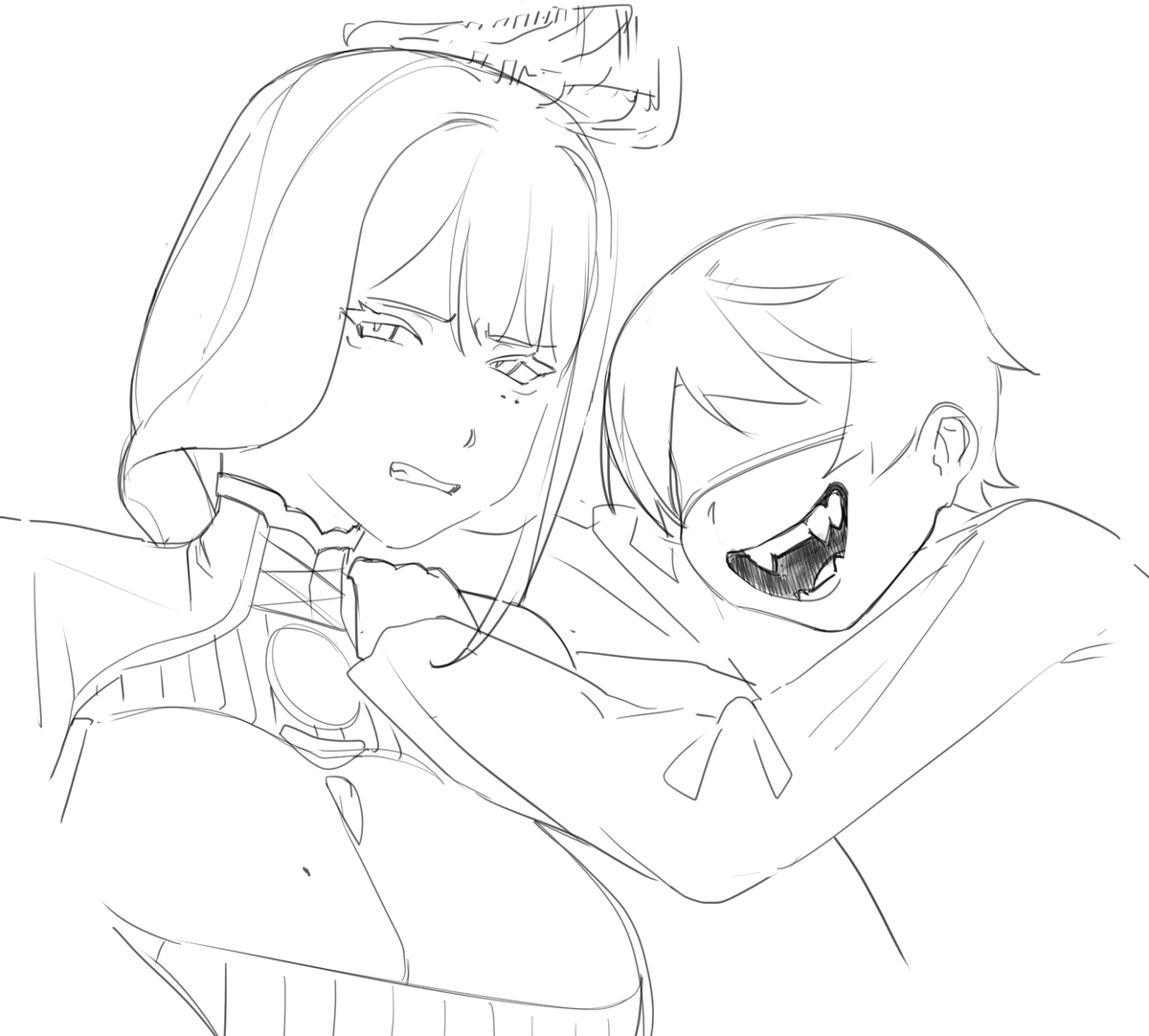 theWGest's tweet image. Sketches of my oc Marie