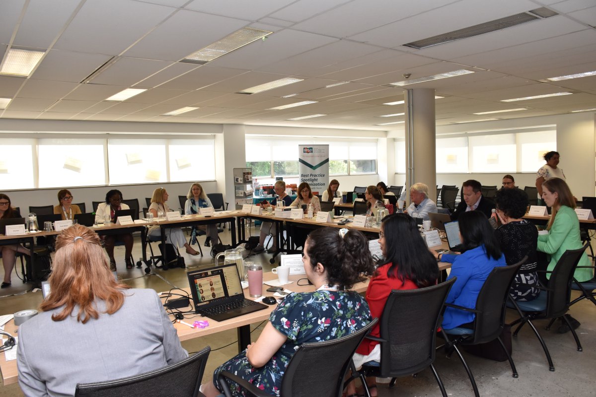 RNAO's tweet photo. RNAO is happy to be joined by #NQuIRE International Advisory Council (IAC) members today & tomorrow as they discuss guideline implementation, evaluation and research.
@DorisGrinspun @LhamoDolkar2023 @ClaudetteHollow https://t.co/mMfuW1ucje