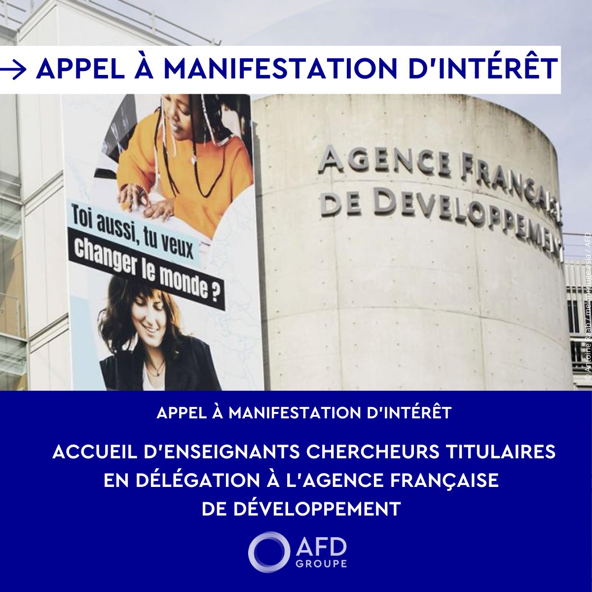 📢Vous êtes enseignant chercheur sur les questions de développement durable et vous recherchez un accueil en délégation ?

Nous pouvons vous accueillir au sein de notre département de #recherche pour 6 à 12 mois !

⏰Postulez avant le 31/07/2024➡️bit.ly/3zcInax