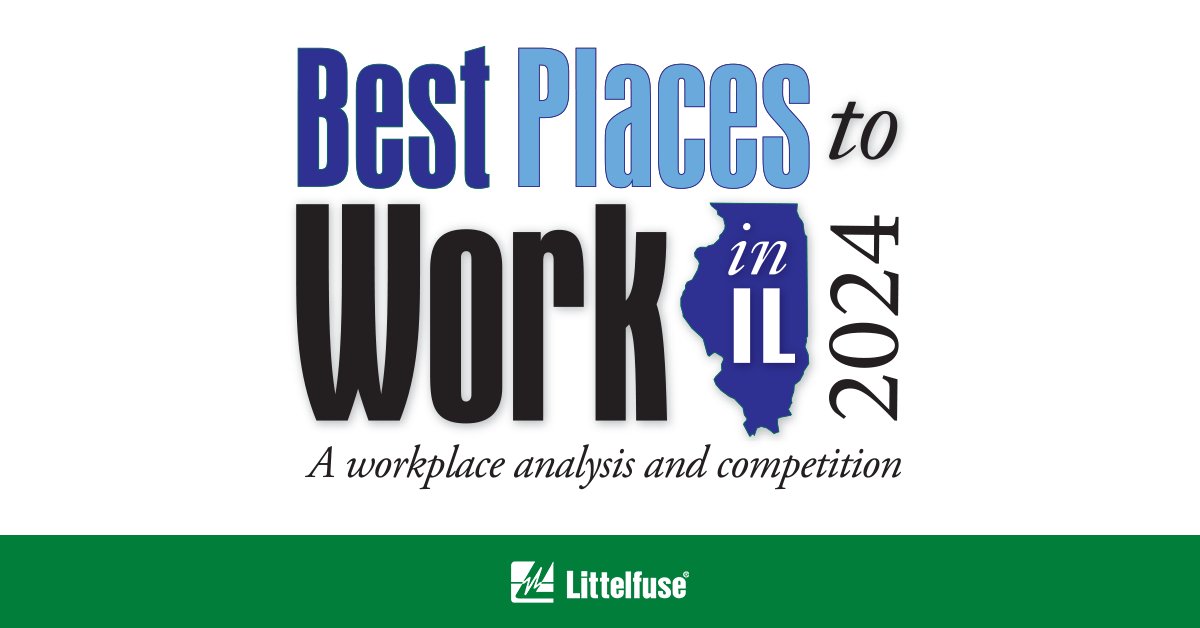🏆 Littelfuse has been named one of the #BestPlacestoWork in Illinois for the 13th year in a row! bit.ly/4bgabrV Congratulations to our amazing team at HQ, Mount Prospect, and beyond for making this possible. Join Team #Littelfuse ➡ bit.ly/4bxw9qF