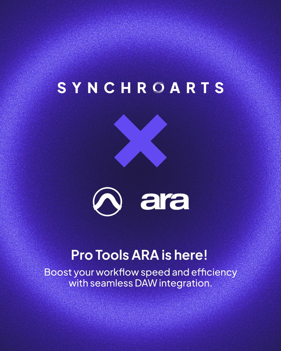 Experience seamless <a href="/Avid/">Avid</a> Pro Tools integration!

Perform complex vocal editing tasks quickly and intuitively with VocAlign, RePitch, and Revoice Pro – now with the ARA extension in Pro Tools.

Tap the link to learn more: bit.ly/45yCgcA