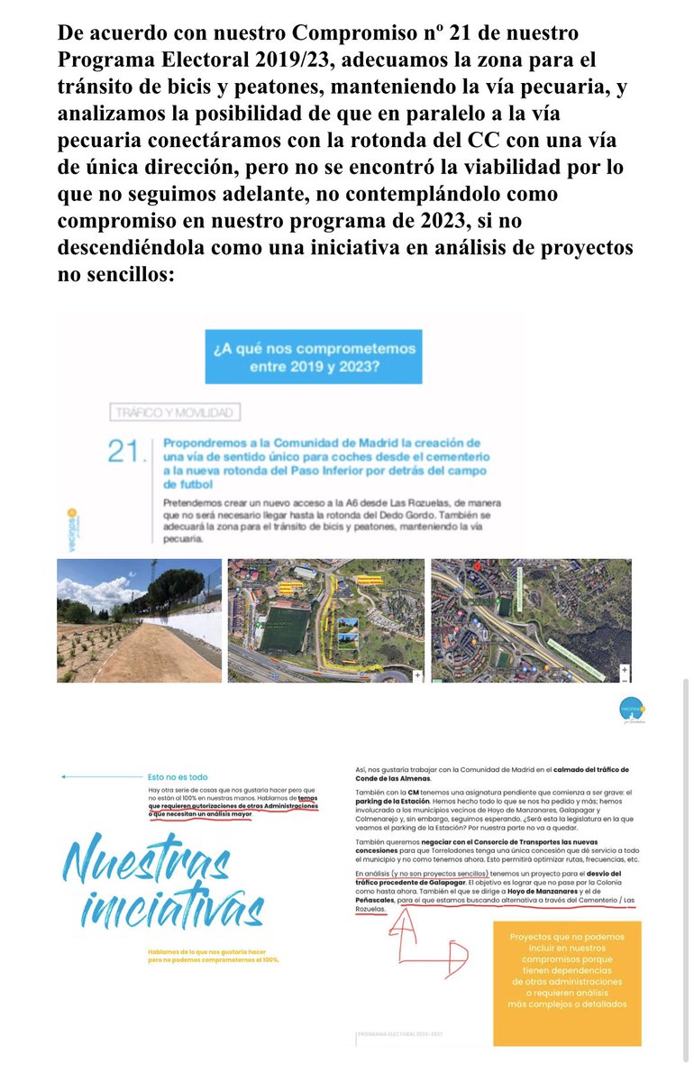 Algunos insisten en sus mentiras, será su única propuesta política… pues al final será verdad que si hacen pinza con la derecha… #soyvecino #soydetorre