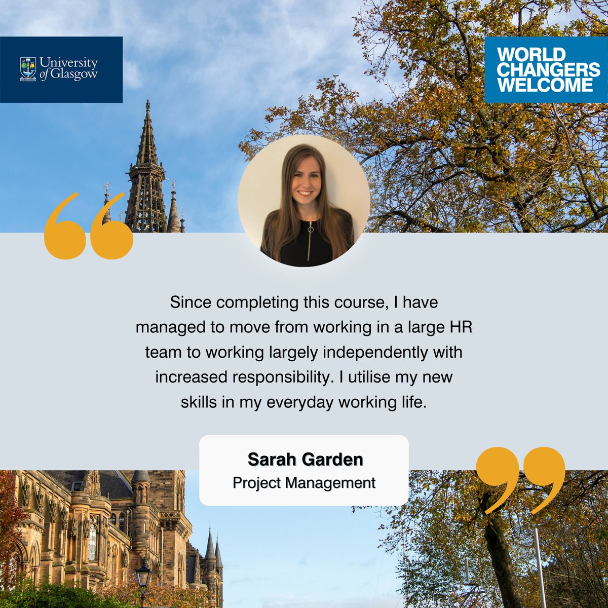 💡 Thrive in your current role by seeking out projects aligned with your career goals. Showcase your initiative and dedication to professional growth. #UpskillingTips

👉 Read more: gla.ac.uk/study/microcre…