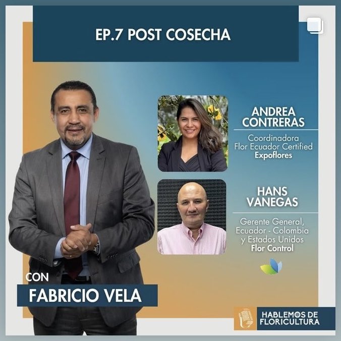 Florcontrol's tweet photo. Muchas gracias @ExpofloresEc por esta maravillosa invitación. Un honor poder haber sido parte de estos dos episodios donde hablamos del proceso postcosecha y la gran importancia de la hidratación.
📻 https://t.co/lqt6q9oMqB
🎙️ https://t.co/nfLBN9DTvF https://t.co/ZNMgHhMNlR
