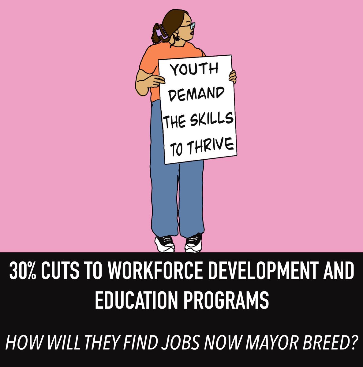 Budget Justice Coalition (@budgetjusticesf) on Twitter photo How will youth find jobs now, <a href="/londonbreed/">London Breed</a>?
San Franciscans deserve a budget that funds and expands the direct service and outreach programs that already exist and are working to achieve the Mayor’s own housing, public safety, and economic development’s goals.
#SFPeoplesBudget How will youth find jobs now, <a href="/londonbreed/">London Breed</a>?
San Franciscans deserve a budget that funds and expands the direct service and outreach programs that already exist and are working to achieve the Mayor’s own housing, public safety, and economic development’s goals.
#SFPeoplesBudget