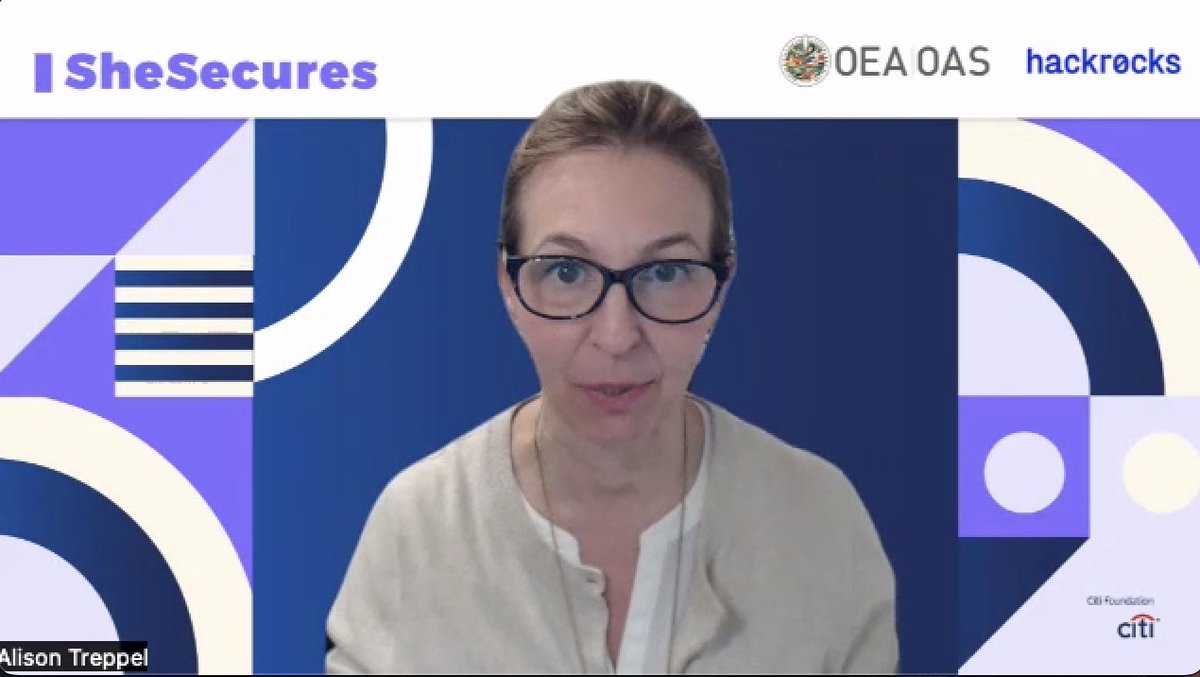 OEA_Cyber's tweet image. Más de 470 #Mujeres participaron en #SheSecures Colombia 🇨🇴, un evento formativo organizado junto a @hackrocks y @Ministerio_TIC que fomenta la participación de mujeres en #Ciberseguridad.

Saraelissad fue la participante que obtuvo mayor puntuación 🥇🏆

¡Felicitaciones!👏👏👏