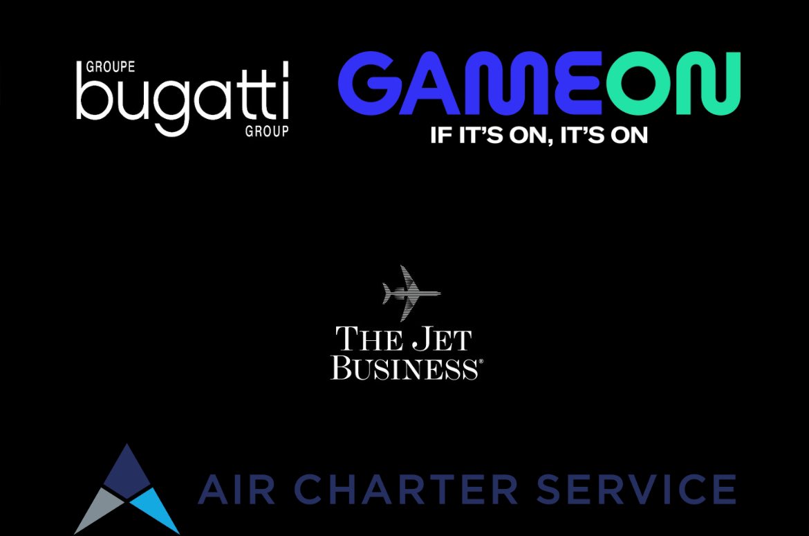 cryptojetsclub's tweet photo. Check out our amazing collaborators & partners:

🚀𝐓𝐡𝐞 𝐉𝐞𝐭 𝐁𝐮𝐬𝐢𝐧𝐞𝐬𝐬: World's 1st street-level showroom for corporate jets.
✈️𝐀𝐂𝐒: Global leader in aircraft charters with 10K+ yearly.
🎮𝐆𝐚𝐦𝐞𝐨𝐧: Innovators in Web3 games. (CSE: GET | OTCQB: GMETF)
🧳𝐁𝐮𝐠𝐚𝐭𝐭𝐢 𝐆𝐫𝐨𝐮𝐩𝐞: Leading luggage & bag brand since 1940.

#ETH #Aviation #Gaming #Luggage