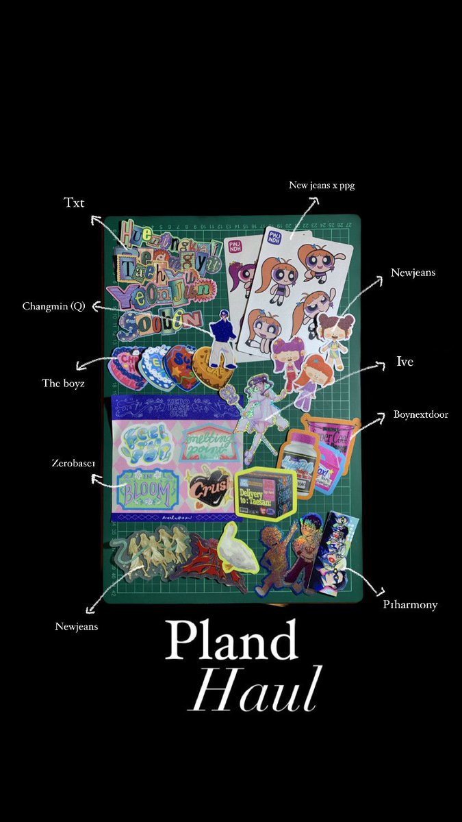 Sekalian deh pland haul nya. Bener bener beli sticker doang, since im obsessed