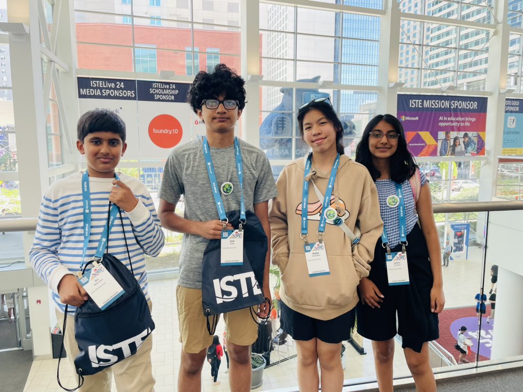 Our student presenters are ready to share today!! #ISTElive  #Denver <a href="/ISTEofficial/">ISTE</a>