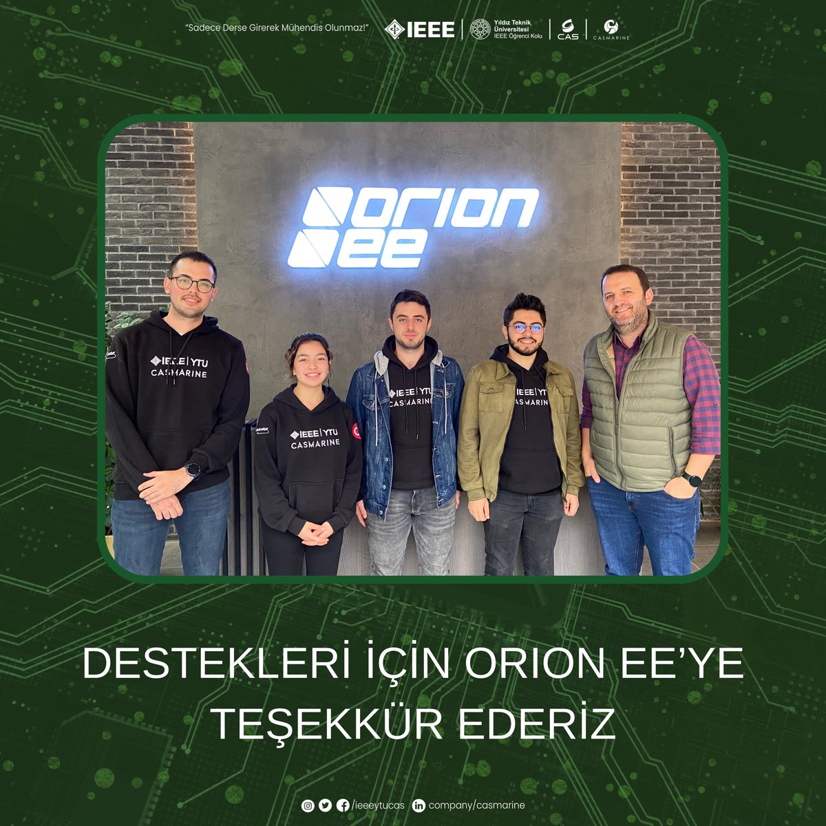Takımımıza sağladıkları malzeme ve komponent desteklerinden dolayı “Altın Sponsor”umuz değerli ORION EE ailesine teşekkürlerimizi sunarız.

••••••••••••••••••••••••••••••••••••••••

#orionee
<a href="/ieeeytu/">IEEE YTÜ</a> 
<a href="/YildizEdu/">Yıldız Teknik Üniversitesi</a>