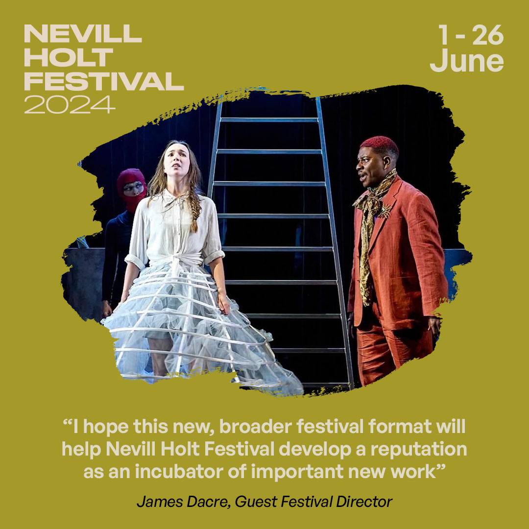 "An incubator of important new work" 🎭

Guest Festival Director, James Dacre is thrilled to be directing this year’s Festival which showcases not only opera and music but also widens the Festival's reach across many artforms.

Hear more from James in our Souvenir Programme!