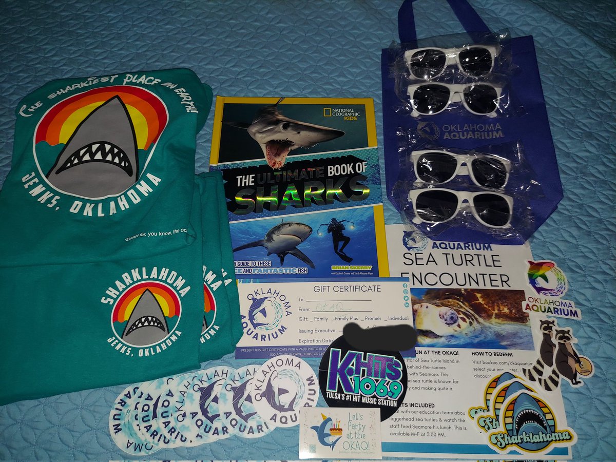 T_Town_Cubbies's tweet photo. Huge Oklahoma Aquarium package win including family plus membership and a sea turtle encounter courtesy of my friends' @khitstulsa and @OkAquarium. #RadioChamp https://t.co/QonHrrqlTN
