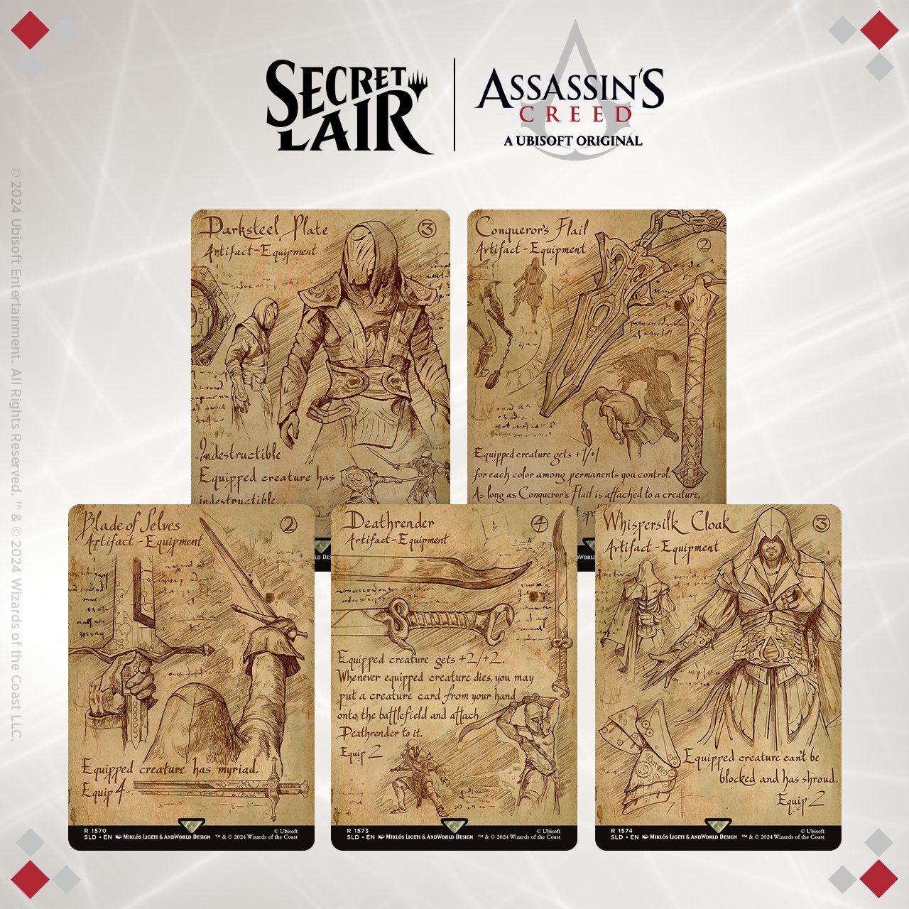 Magic the Gathering Secret LAIR X Assassin'S Creed: Lethal