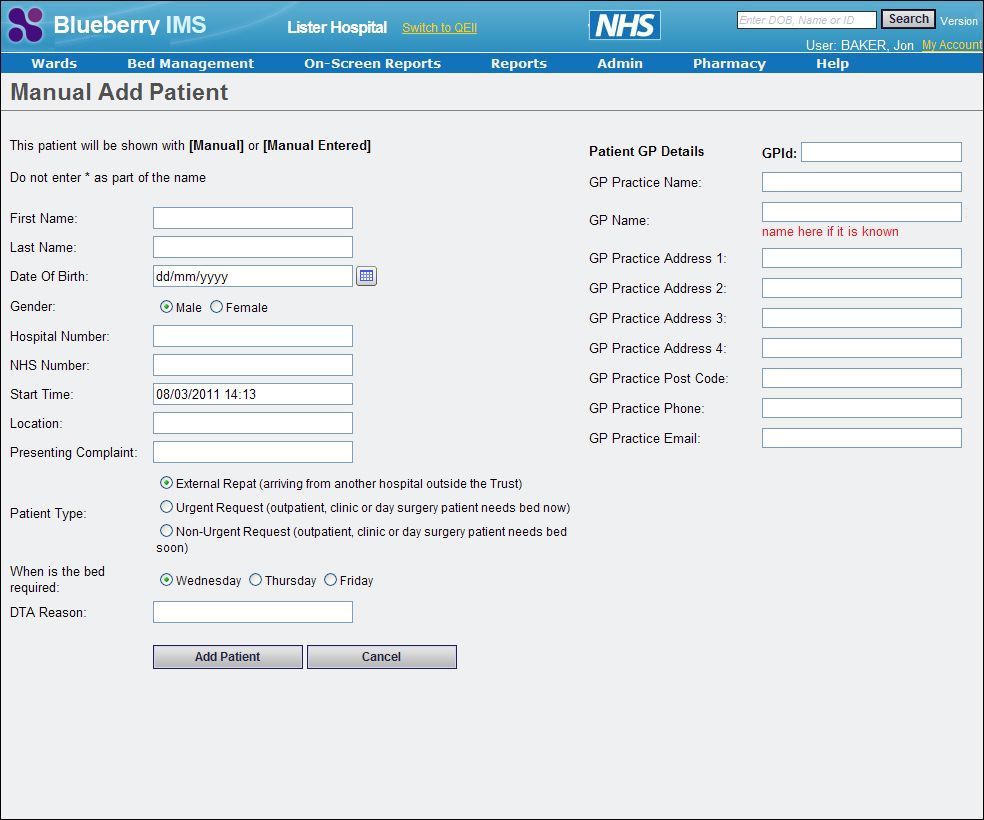 BlueberryHealth's tweet image. The Blueberry In-Patient Management System is a simple #WebBasedApplication to help Ward Staff manage Patient Traffic and Bed Allocation within a hospital.

blueberry-health.co.uk/patientcaresys…

#PatientManagement #PatientManagementSystems #HealthcareSoftware #HealthcareSoftwareSystems